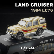 Load image into Gallery viewer, Masdi 1:64 1994 Land Cruiser LC76 ORV SUV Sports Model Diecast Metal Car New Collection
