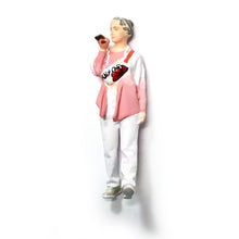 Load image into Gallery viewer, 1:64 Painted Figure Mini Model Miniature Resin Diorama Trendy Lady Street Look P
