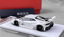 Load image into Gallery viewer, 1:64 Flame White Huracan GT LP610 LBWK Racing Sport Model Diecast Resin Car
