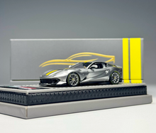 Load image into Gallery viewer, 1:64 GLAMCRAFT Gray 812C Sports Open Model Diecast Metal Car New Collection
