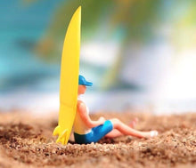 Load image into Gallery viewer, 1:64 Painted Figure Model Miniature Resin Diorama Sand Surfer Surf Man Boy Toy Collection
