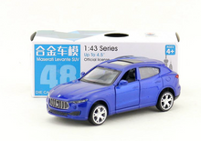 Load image into Gallery viewer, CCA 1:43 Blue Levante SUV Model Toy Diecast Metal Car BN
