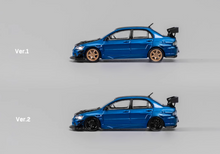 Load image into Gallery viewer, CM 1:64 Blue Carbon Lancer Evo 9 IX Voltex Sports Model Diecast Metal Car New Collection
