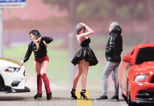 Load image into Gallery viewer, 1:64 Painted Figure Model Miniature Resin Diorama Sand Fashion Street Boy Girl
