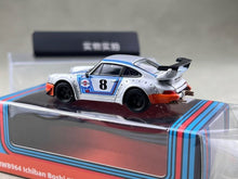 Load image into Gallery viewer, MM 1:64 Silver RWB 964 #8 Racing Sports Model Diecast Metal Car New Collection
