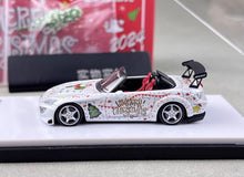 Load image into Gallery viewer, MT 1:64 JDM White S2000 Christmas Sports Model Diecast Metal Car New Collection
