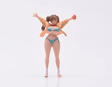 Load image into Gallery viewer, 1:64 Painted Figure Model Miniature Resin Diorama Toy Sand Beauty Pretty Girl A
