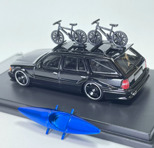 Load image into Gallery viewer, YS 1:64 Black E Class S124 EVO2 Wagon Sports Model Diecast Metal Car New Collection
