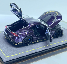 Load image into Gallery viewer, Topart 1:64 Purple GR Supra A90 Sports Open Model Diecast Metal Car Box New Collection
