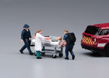 Load image into Gallery viewer, 1:64 Painted Figure Model Miniature Resin Diorama Sand Rescue Medical Personnel
