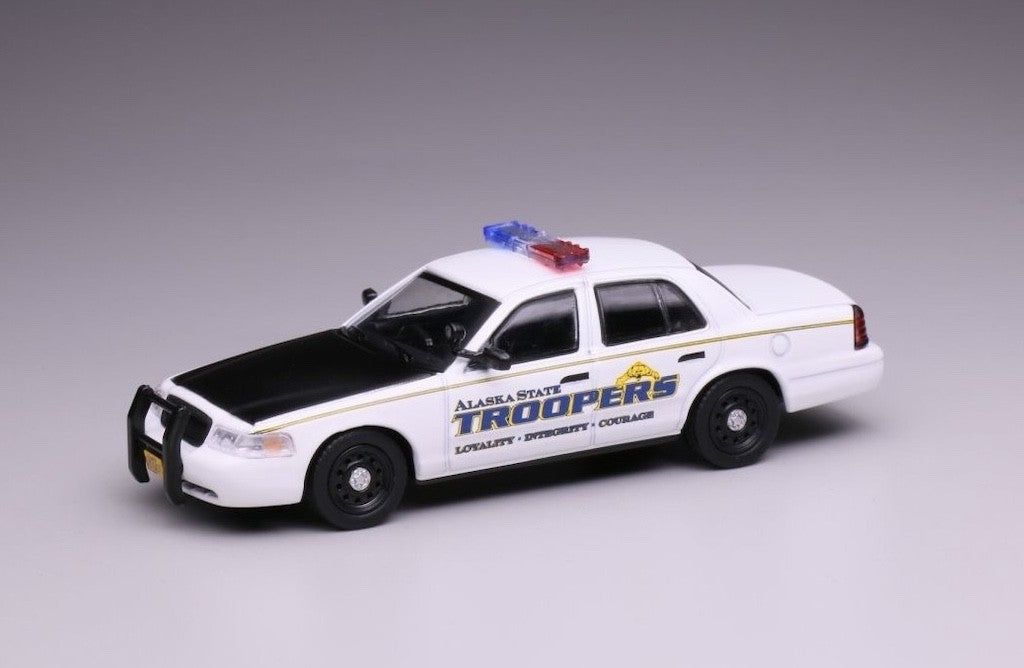 1:64 596 Alaska AKPD Police Crown Victoria CV Model Diecast Metal Car BN