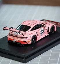 Load image into Gallery viewer, SR 1:64 Pink 911 992 GT3 RS #23 Racing Sports Model Diecast Metal Car New Collection
