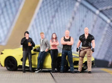 Load image into Gallery viewer, 1:64 Painted Figure Model Miniature Resin Diorama Sand Driver Speed Car Lady Man
