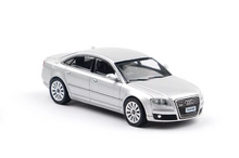 Load image into Gallery viewer, XCARTOY 1:64 Silver A8 D3 Luxury Sedan Sports Model Diecast Metal Car New Collection
