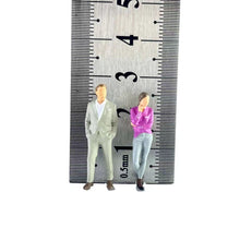 Load image into Gallery viewer, 1:64 Painted Figure Model Miniature Resin Diorama Sand Suit Man Secretary Lady New
