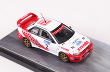 Load image into Gallery viewer, 1:64 OKM White Impreza WRX STI WRC GC8 #2 Sports Model Diecast Metal Car New
