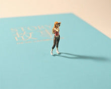 Load image into Gallery viewer, 1:64 Painted Figure Model Miniature Resin Diorama Sand Outdoor Explore Hiking
