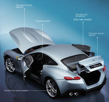 Load image into Gallery viewer, Bburago 1:24 Silver Roma Racing Sports Model Toy Diecast Metal Car BN
