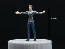 Load image into Gallery viewer, 1:64 Painted Figure Mini Model Miniature Resin Diorama Singer Artist Pop Star New Scene
