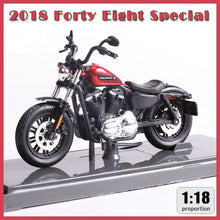 Load image into Gallery viewer, Maisto 1:18 2018 Forty Eight Special Sports Model Diecast Metal Motorcycle
