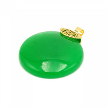 Load image into Gallery viewer, Nature Jade Peace Round Pendant Necklace Gift Jewelry charm Blessing Lucky new a
