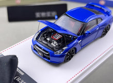 Load image into Gallery viewer, FH 1:64 Blue JDM Skyline GTR R35 Racing Sports Model Diecast Metal Car New Collection
