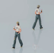 Load image into Gallery viewer, 1:64 Painted Figure Model Miniature Resin Diorama Sand Toy Trendy Woman Fashion
