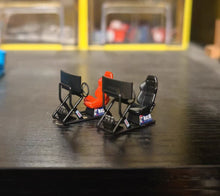 Load image into Gallery viewer, 1:64 Painted Figure Model Miniature Resin Sand Toy Racing Car Chair Simulator
