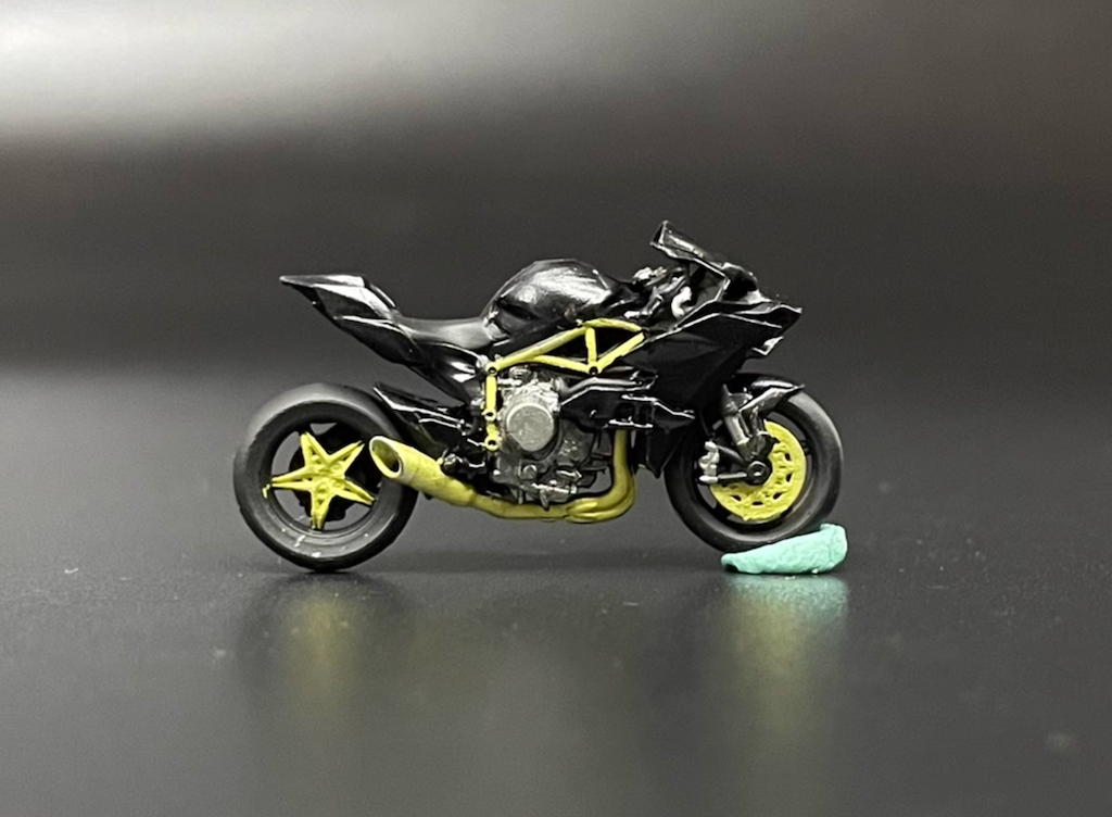 1:64 H2R Motorcycle Motor Bike Model Resin New Collection