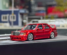 Load image into Gallery viewer, HKM 1:64 Red 190E W201 2.5-16 Evo II Sedan Sports Model Diecast Metal Car New Collection
