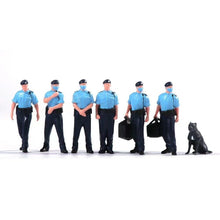 Load image into Gallery viewer, 1:64 Painted Figure Model Miniature Resin Diorama Sand Hong Kong Policeman Toy Collection
