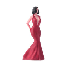 Load image into Gallery viewer, 1:24 Painted Figure Model Miniature Resin Diorama Sand Dinner Dress Lady Beauty
