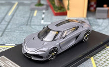 Load image into Gallery viewer, HKM 1:64 Gray Gemera Super Racing Sports Model Diecast Metal Car

