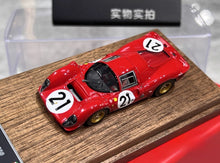 Load image into Gallery viewer, DMH 1:64 Red 1967 330 P4 #21 Hard Top Sports Model Diecast Resin Car New Collection
