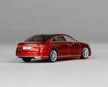 Load image into Gallery viewer, JKM 1:64 Red S8 L D5 Luxury Sedan Sports Model Diecast Metal Car New Collection
