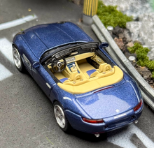 Load image into Gallery viewer, Minigt 1:64 Blue Alpina Z8 Convertible Sports Model Diecast Metal Car New Collection
