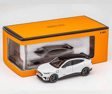 Load image into Gallery viewer, GCD 1:64 White Mustang Mach-e Sports Roof Box Model Toy Diecast Metal Car
