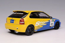 Load image into Gallery viewer, MH 1:18 Spoon Civic Type R EK9 Spoon B16B Vtec Engine Model Diecast Metal Car New Collection
