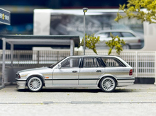 Load image into Gallery viewer, Mortal 1:64 Silver E34 Touring Alpina B10 Wagon Sport Model Diecast Metal Car
