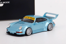 Load image into Gallery viewer, TPC 1:64 Ice Blue RWB 964 Classic Racing Sports Model Diecast Metal Car New Collection
