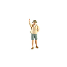 Load image into Gallery viewer, 1:64 Painted Figure Model Miniature Resin Diorama Sand Outdoor Hiking Sport Set
