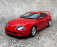 Load image into Gallery viewer, LCD 1:18 Red JDM Supra A80 Coupe Racing Sports Model Diecast Metal Car New
