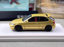 Load image into Gallery viewer, FH 1:64 Gold JDM Civic Type R EK9 Hatchback Sports Model Diecast Metal Car New Collection

