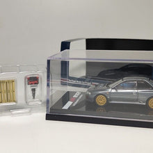 Load image into Gallery viewer, HJ 1:64 JDM Grey Subaru WRX Impreza STI GC8 Racing Sport Model Toy Metal Car Display Box
