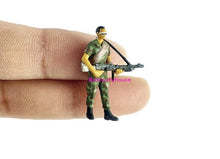 Load image into Gallery viewer, 1:64 Painted Figure Model Miniature Resin Diorama Sand Armed Forces Soldier Toy
