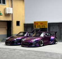 Load image into Gallery viewer, SW 1:64 Purple RWB 993 Racing Sports Classic Model Diecast Metal Car New
