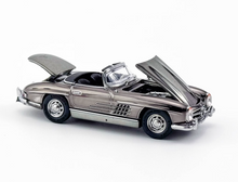 Load image into Gallery viewer, YS 1:64 Plating Gray 300SL W198 Convertible Sports Model Diecast Metal Car New Collection
