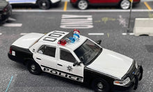 Load image into Gallery viewer, 1:64 596 LVPD Vegas Police Crown Victoria CV EN114 Model Diecast Metal Car BN

