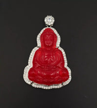 Load image into Gallery viewer, Nature Jade Guanyin Pendant Necklace Gift Jewelry charm Blessing Luck Jewelry a
