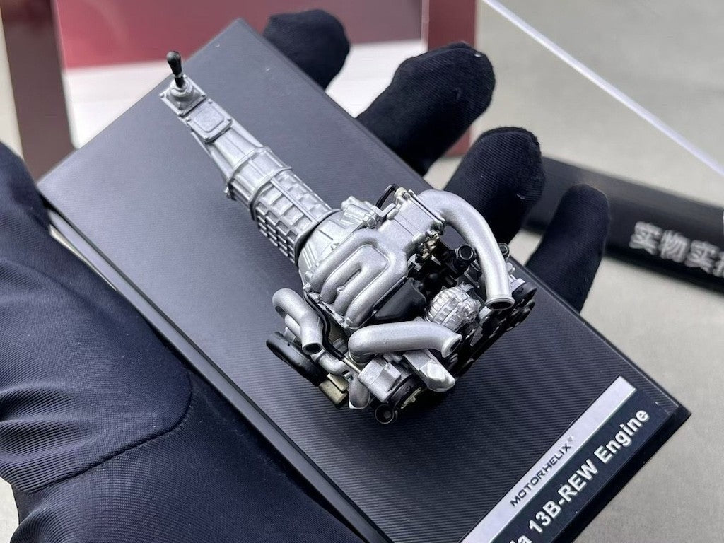 MH 1:18 JDM 13B-REW RX7 FD Turbo Engine Model Diecast Metal Car New Collection